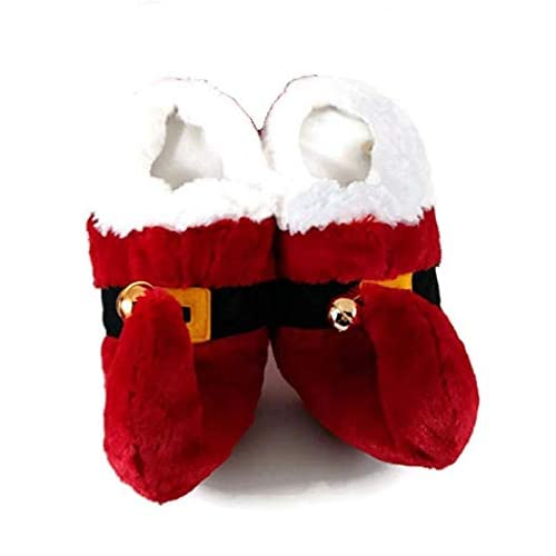 mens santa slippers